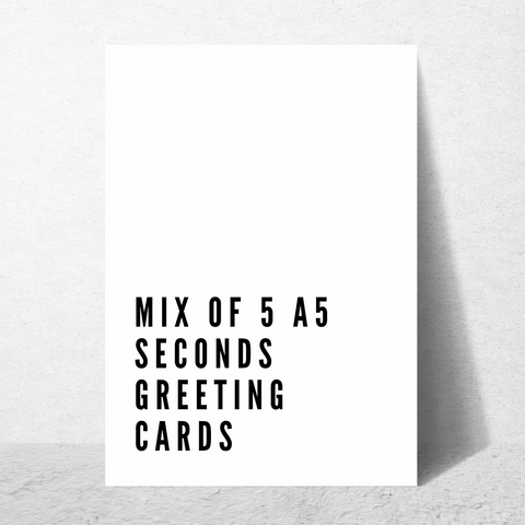 Bundle of 5 A5 Scottish Greeting cards - Seconds