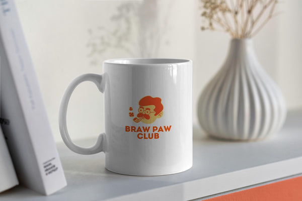 Funny Scottish Mug - Braw Paw Club Scots Saying | Scottish Dad Gift | Gift for Dad | Scotland Father's Day Gift | Scottish Gift for Him
