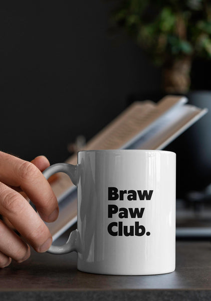 Funny Scottish Mug - Braw Paw Club Scots Saying | Scottish Dad Gift | Gift for Dad | Scotland Father's Day Gift | Scottish Gift for Him