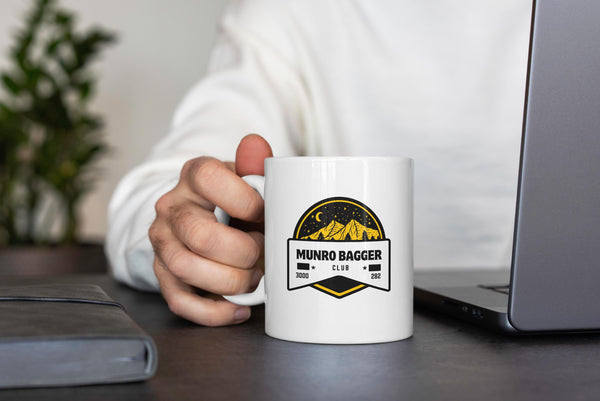 Munro Bagger Mug | Scottish Hiking Gift | Munro Bagging Coffee Cup | Hillwalking Gift Scotland | Outdoor Lover Mug