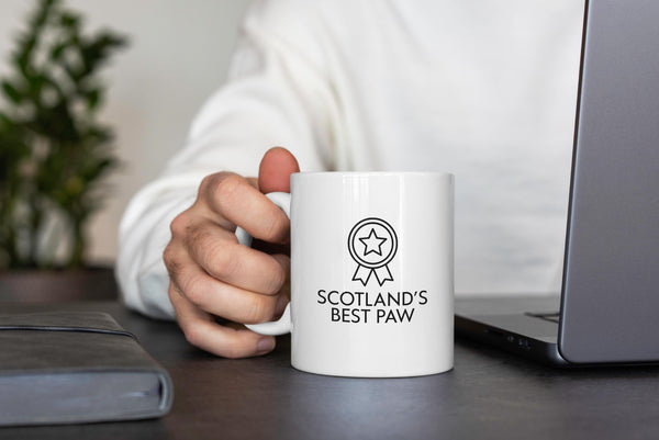Scotland’s Best Paw Mug – Scottish Dad Gift | Paw Mug | Funny Scottish Gift for Dad | Father’s Day Scotland | Scottish Slang Mug