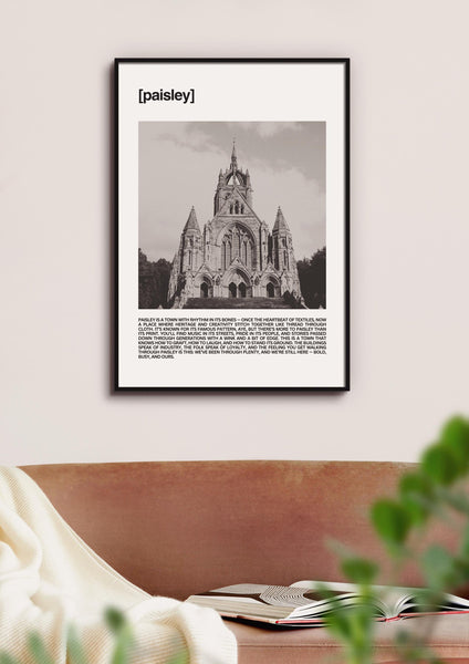 Paisley UNFRAMED PRINT Scots Colourful Room Home Decor Scotland Themed Gift Souvenir