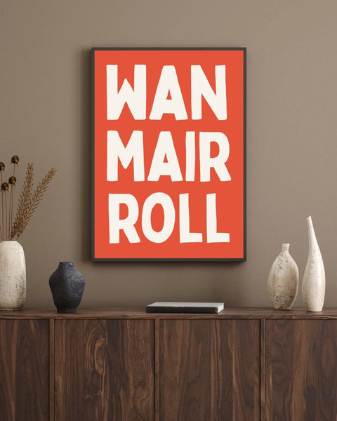 Scottish Breakfast Print | Funny Scottish Kitchen Decor | Scottish Food Poster | Scots Slang Wall Art (Unframed)