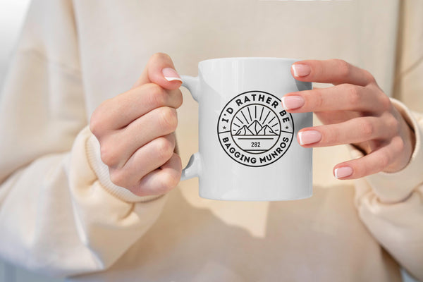 I’d Rather Be Bagging Munros Mug – Scottish Hiking Gift | Munro Bagging Mug | Hillwalker Gift | Outdoor Adventure Mug | Scotland Hiking Gift