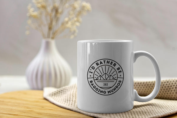 I’d Rather Be Bagging Munros Mug – Scottish Hiking Gift | Munro Bagging Mug | Hillwalker Gift | Outdoor Adventure Mug | Scotland Hiking Gift