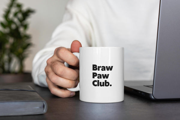 Funny Scottish Mug - Braw Paw Club Scots Saying | Scottish Dad Gift | Gift for Dad | Scotland Father's Day Gift | Scottish Gift for Him