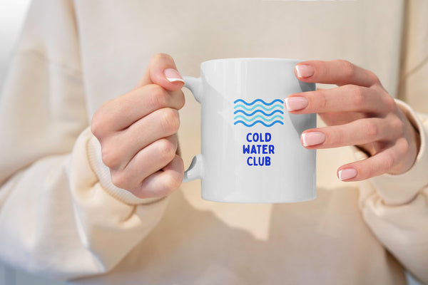 Cold Water Club Mug – Wild Swimming Gift | Cold Water Therapy Mug | Open Water Swimming | Sea Swimmer Gift | Outdoor Swim Club