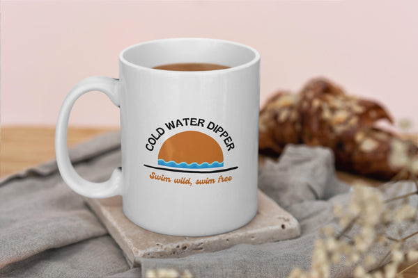 Cold Water Dipper Mug – Wild Swimming Gift | Sea Dipping Mug | Open Water Swim Gift | Cold Water Therapy | Outdoor Swim Lover Gift