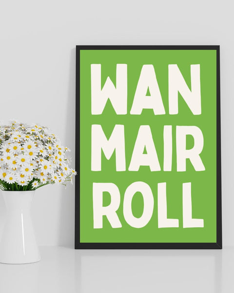 Scottish Breakfast Print | Funny Scottish Kitchen Decor | Scottish Food Poster | Scots Slang Wall Art (Unframed)