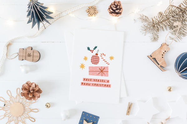 Braw Christmas Card | Scottish Christmas Card | Have Yersel a Braw Christmas | A6 Xmas Card | Funny Scots Christmas Card | Scottish Gift