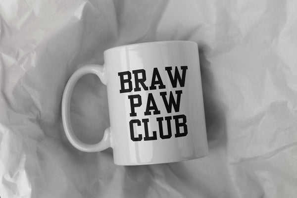 Funny Scottish Mug - Braw Paw Club Scots Saying | Scottish Dad Gift | Gift for Dad | Scotland Father's Day Gift | Scottish Gift for Him