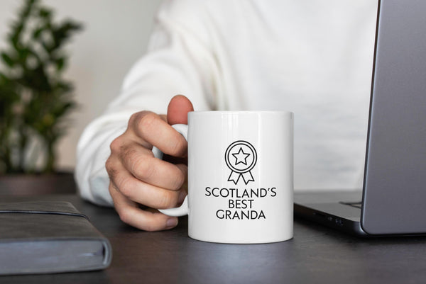 Scotland’s Best Granda Mug – Funny Scottish Grandad Gift | Granda Mug | Birthday Gift for Him | Father’s Day Gift Scotland | Grandpa Mug