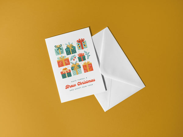 Braw Christmas Card | Scottish Christmas Card | Have Yersel a Braw Christmas | Scottish Xmas Card | Scots Christmas Card | Festive Gift