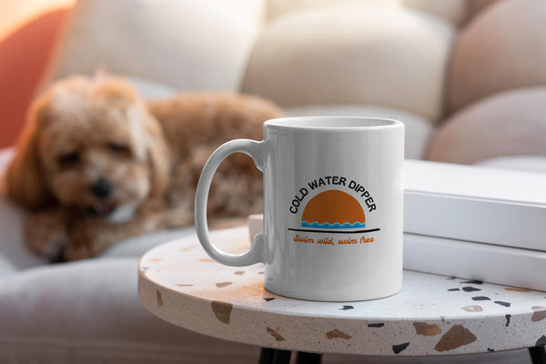 Cold Water Dipper Mug – Wild Swimming Gift | Sea Dipping Mug | Open Water Swim Gift | Cold Water Therapy | Outdoor Swim Lover Gift