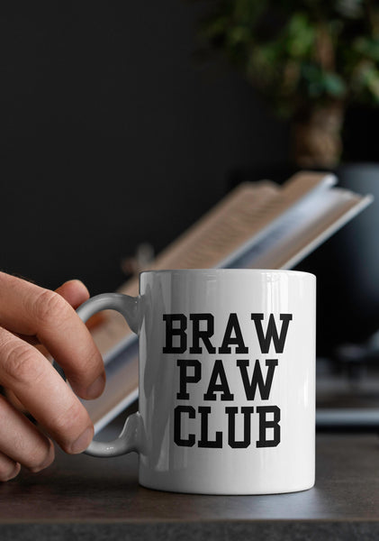 Funny Scottish Mug - Braw Paw Club Scots Saying | Scottish Dad Gift | Gift for Dad | Scotland Father's Day Gift | Scottish Gift for Him