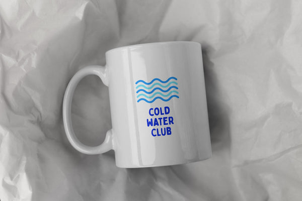Cold Water Club Mug – Wild Swimming Gift | Cold Water Therapy Mug | Open Water Swimming | Sea Swimmer Gift | Outdoor Swim Club