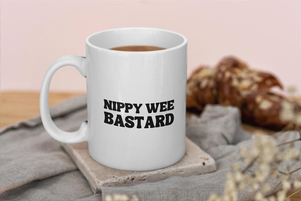 Funny Scottish Slang Mug - Nippy Wee Bastard Scots Saying | Gift for Brother | Cheeky Gift | Scottish Humour Mug | Gift for Friend