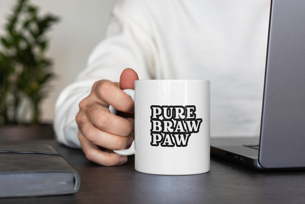 Funny Scottish Mug - Pure Braw Paw Scots Saying | Scottish Dad Gift | Gift for Dad | Scotland Father's Day Gift | Scottish Gift for Him