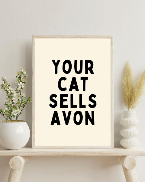 Calm Doon Hen Print | Funny Scottish Wall Art | Scots Saying Poster | Scottish Humour Gift | Colourful Scottish Print (Unframed)