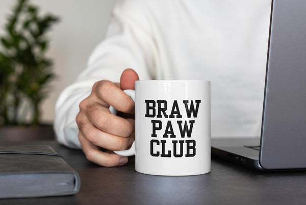 Funny Scottish Mug - Braw Paw Club Scots Saying | Scottish Dad Gift | Gift for Dad | Scotland Father's Day Gift | Scottish Gift for Him
