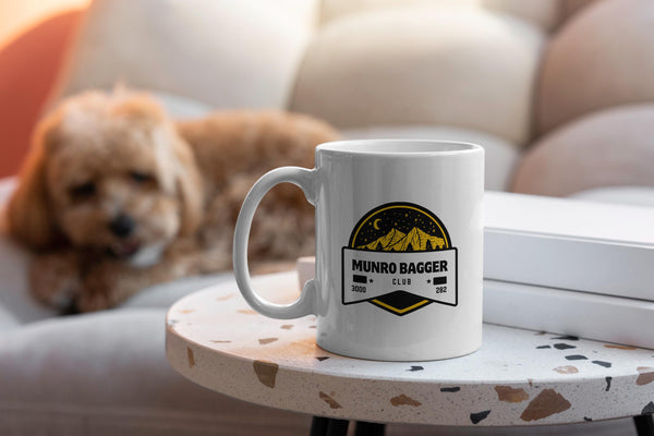 Munro Bagger Mug | Scottish Hiking Gift | Munro Bagging Coffee Cup | Hillwalking Gift Scotland | Outdoor Lover Mug