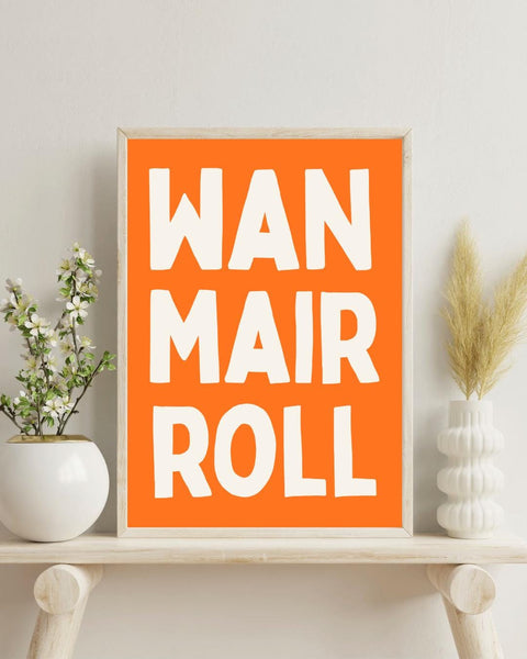 Scottish Breakfast Print | Funny Scottish Kitchen Decor | Scottish Food Poster | Scots Slang Wall Art (Unframed)