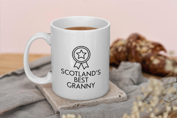Scotland’s Best Granny Mug – Funny Scottish Gran Gift | Scotland Granny Mug | Birthday Gift for Her | Mother’s Day Gift | Grandma Mug