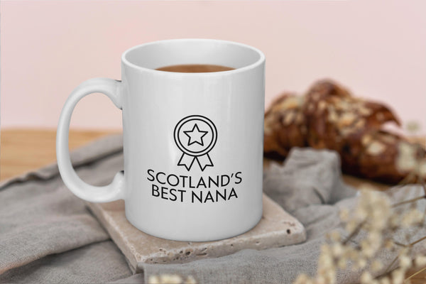 Scotland’s Best Nana Mug – Funny Scottish Gran Gift | Scotland Granny Mug | Birthday Gift for Her | Mother’s Day Gift | Grandma Mug