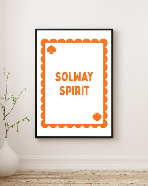 Solway Spirit Playing Card Print | Dumfries and Galloway Wall Art | South West Scotland Gift | Scottish Coastal Print | Scotland Art