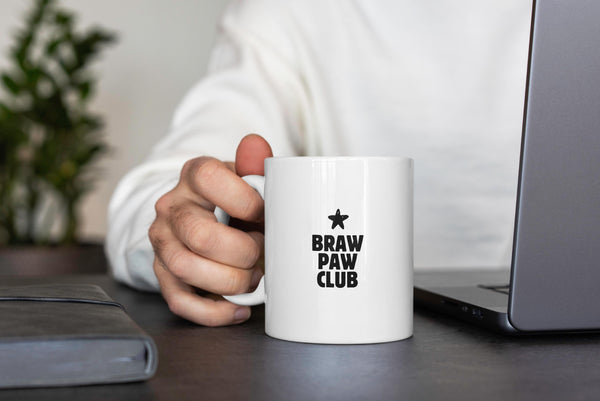 Funny Scottish Mug - Braw Paw Club Scots Saying | Scottish Dad Gift | Gift for Dad | Scotland Father's Day Gift | Scottish Gift for Him