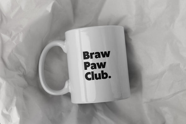 Funny Scottish Mug - Braw Paw Club Scots Saying | Scottish Dad Gift | Gift for Dad | Scotland Father's Day Gift | Scottish Gift for Him