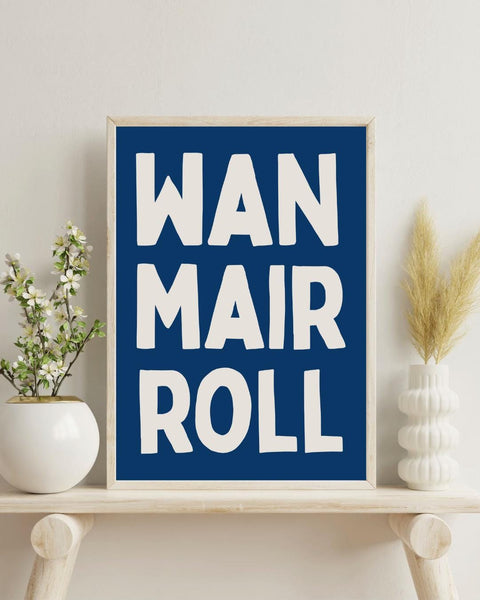 Scottish Breakfast Print | Funny Scottish Kitchen Decor | Scottish Food Poster | Scots Slang Wall Art (Unframed)