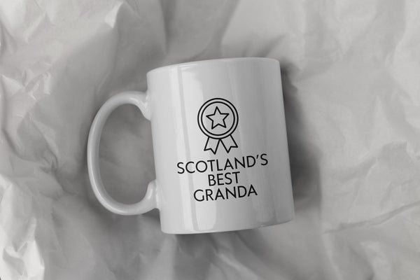 Scotland’s Best Granda Mug – Funny Scottish Grandad Gift | Granda Mug | Birthday Gift for Him | Father’s Day Gift Scotland | Grandpa Mug