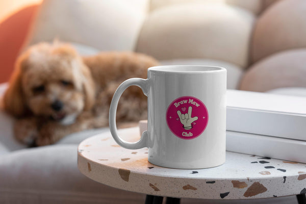 Funny Scottish Mug - Braw Maw Club Scots Saying | Scottish Mum Gift | Gift for Mum | Scotland Mothers Day Gift | Retro Scottish Slang Mug