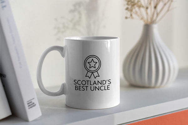 Funny Uncle Gift - Scotland's Best Uncle Mug | Scottish Uncle Gift | Cool Uncle Mug | Birthday Gift for Uncle | Christmas Uncle Present