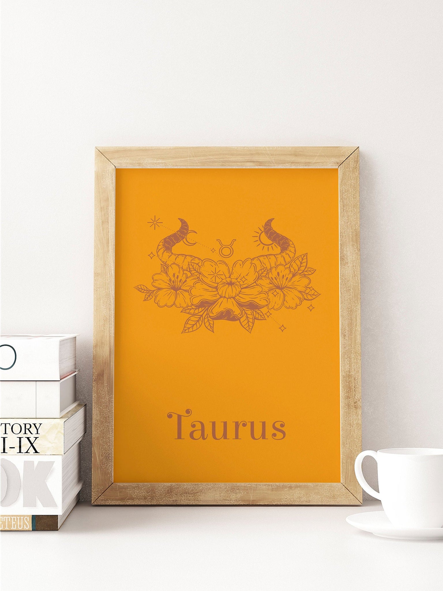 Taurus Birthday Zodiac Horoscope Unframed Print