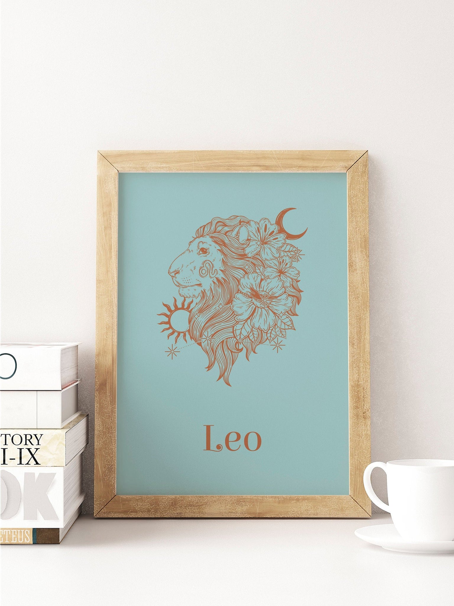 Leo Birthday Zodiac Horoscope Unframed Print