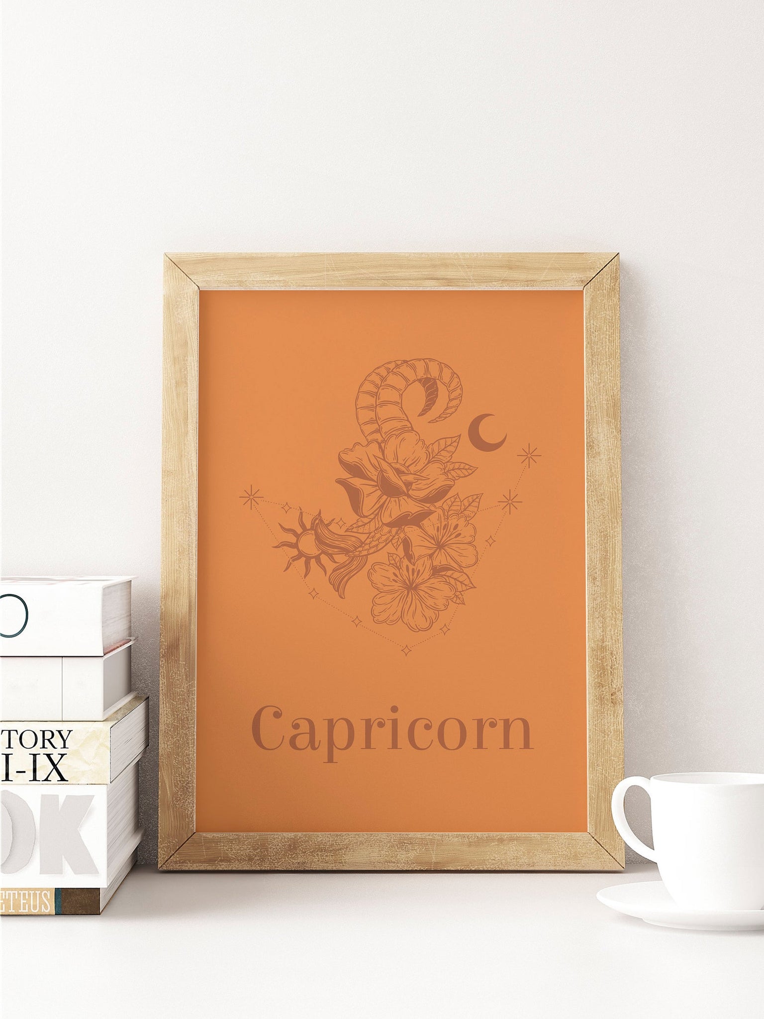 Capricorn Birthday Zodiac Horoscope Unframed Print