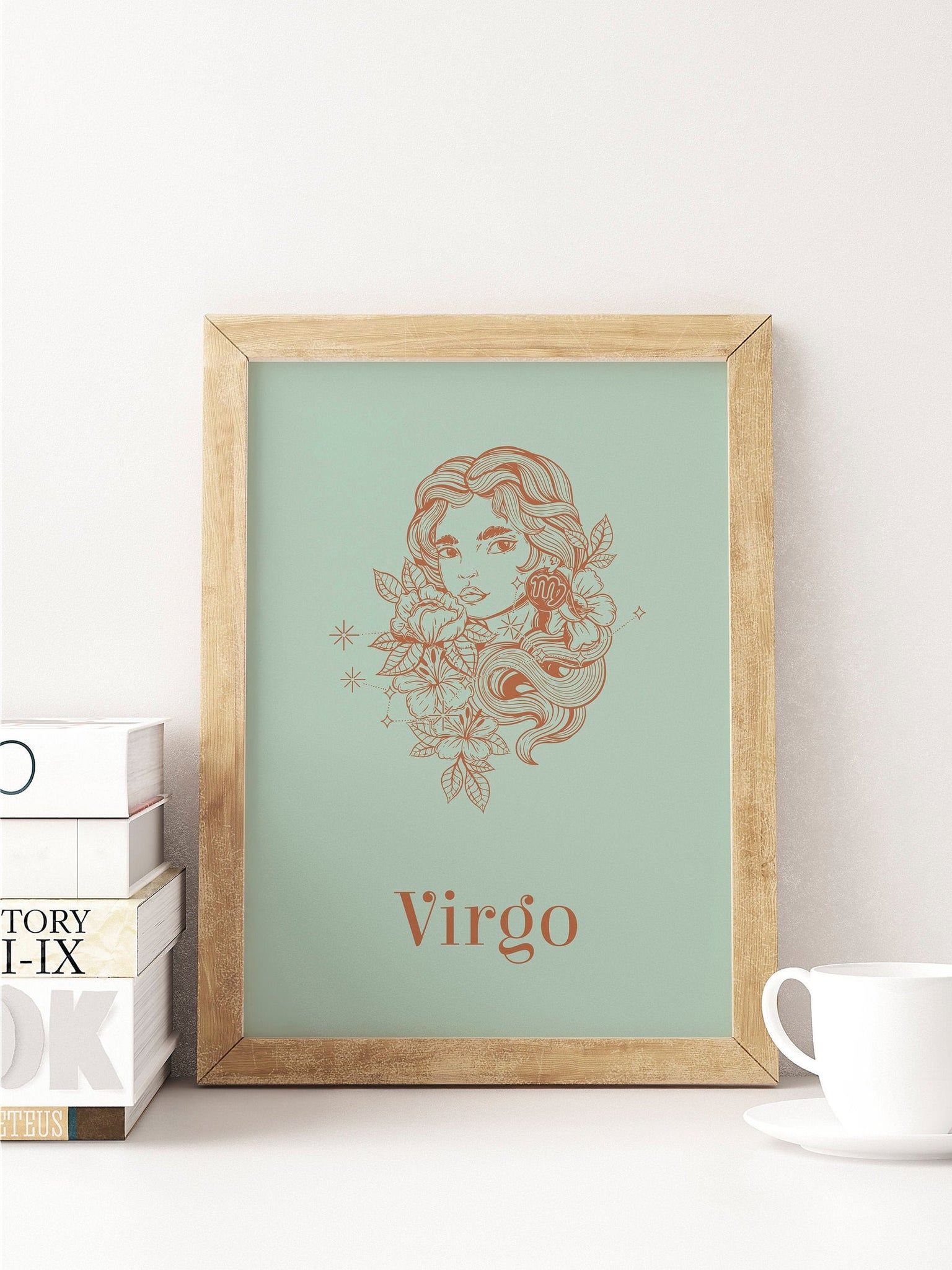 Virgo Birthday Zodiac Horoscope Unframed Print