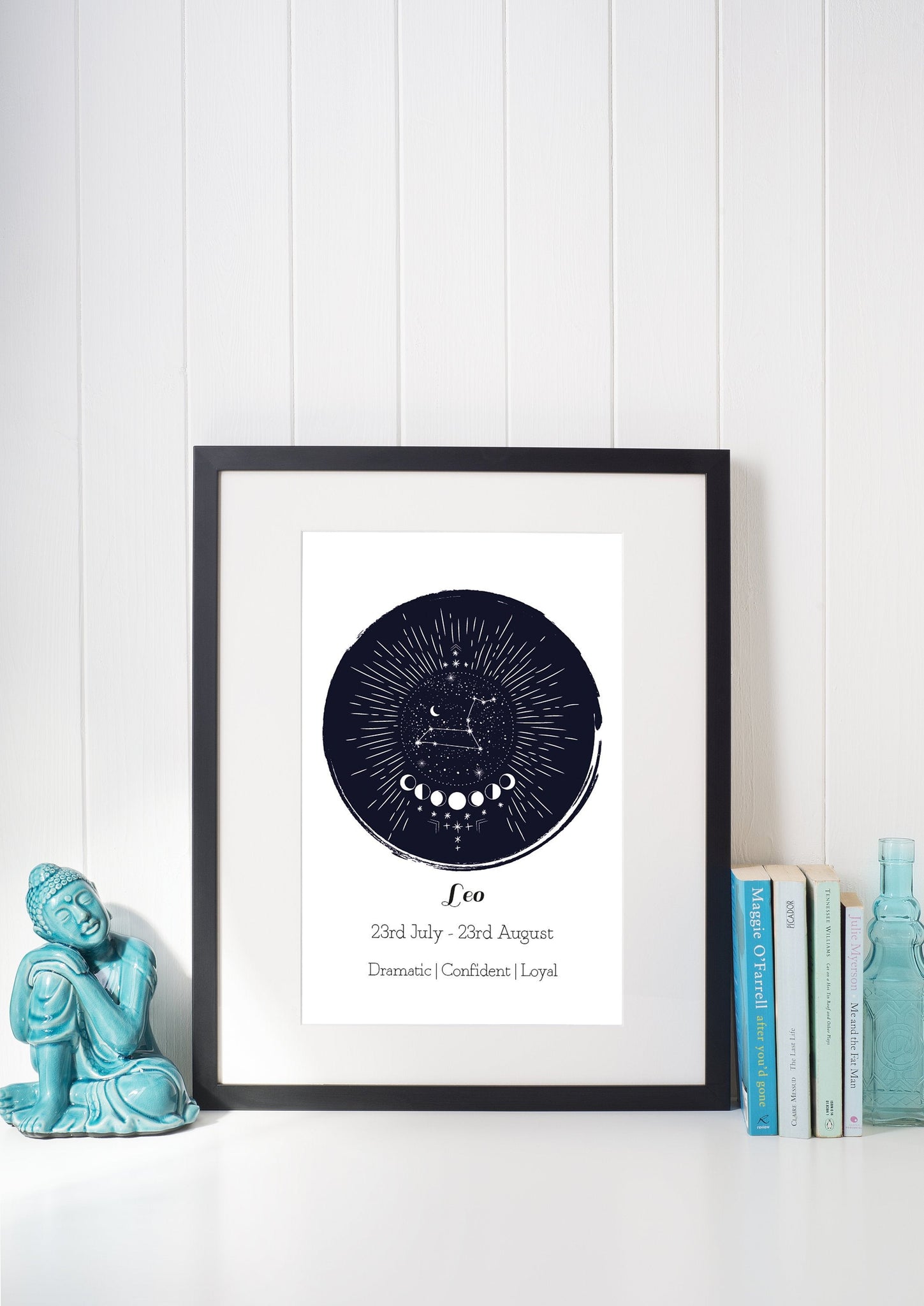 Leo Birthday Zodiac Horoscope Unframed Print