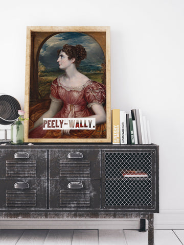 Peely Wally Scots Banter Scotland Slang Scottish Unframed Print