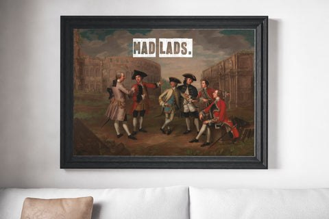 Mad Lads Friend Scots Banter Scotland Slang Scottish Unframed Print