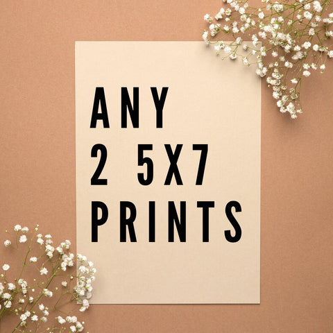 Any 2 5x7 Prints Bundle Offer