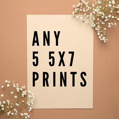 Any 5 5x7 Prints Bundle Offer