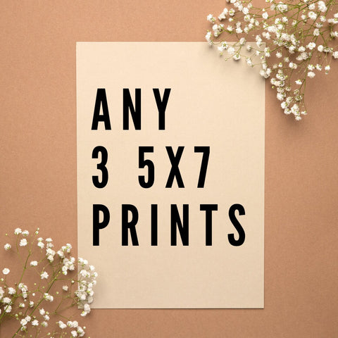 Any 3 5x7 Prints Bundle Offer